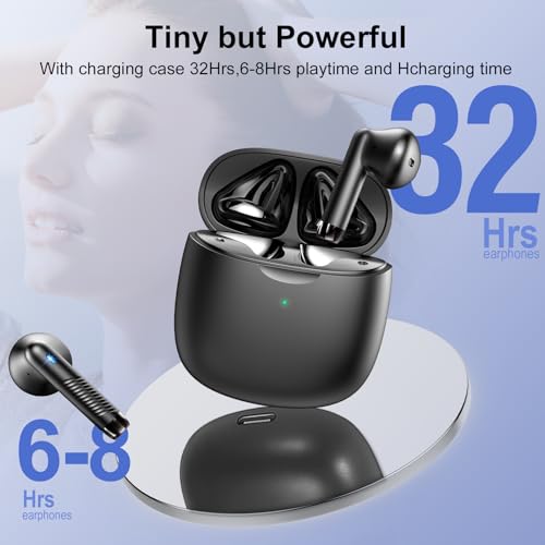 Niderson Light Black AI Translation Earbuds with Real-Time Language Translator, Bluetooth 5.3