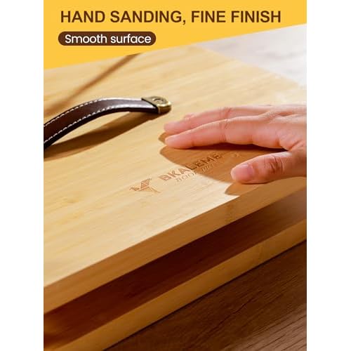 Book Press - 14.7x11.4 Large Size, Sustainable Wood Bookbinding Press, Portable Grip Handle & Anti-Slip Mat, Handmade Book Binding Tools for Craft Enthusiasts