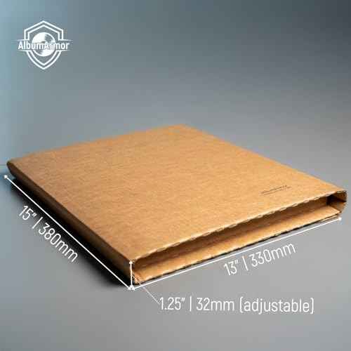 Vinyl Record Shipping Boxes with Fragile Stickers, LP Mailers 12 inch, Vinyl Record Mailer Hold 1-8 Records, LP Shipping Box 10-Pack, Record Album Mailers.