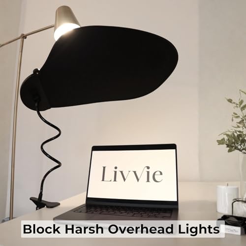 Cubicle Shade ? Adjustable Desk Shade for Cubicle to Block Light & Reduce Glare ? Portable Cubicle Light Shield and Office Shade to Block Overhead Light ? Ideal Laptop Shade for Working Outside