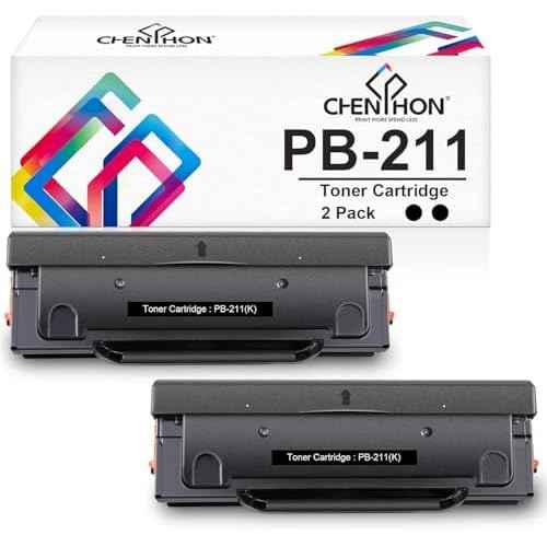 PB-211 Toner Cartridge Replacement for Pantum PB-211 PB211 PB-211E PB-211EV Toner Cartridge for Pantum P2502W M6552NW M6550NW M6600NW M6602NW M6500NW P2500W P2207 Printer Toner (Black 2-Pack)
