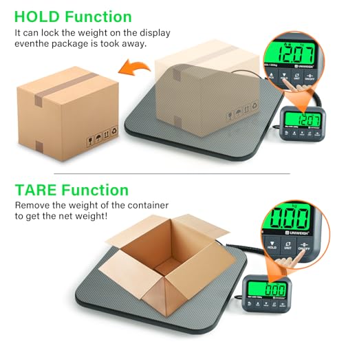 Digital Postal Scale 440lb/0.35oz Accurate Shipping Package Weighing