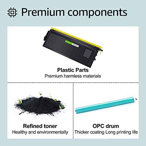greencycle 2 Pack TN570 high Capacity Toner Cartridge Replacement Compatible for Brother TN-570 TN540 TN-540 Work with HL-5140 5170N MFC-8220 8440 8840 8840DN MFC-8640D DCP-8040 8045D Laser Printer