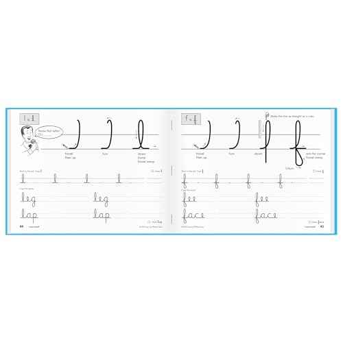Learning Without Tears Cursive Kickoff Student Workbook, Age 7+, 2nd Grade+, Handwriting Practice, Writing Book, School & Home, Language Arts, Tutoring, Sensory
