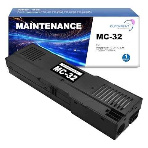 MC-32 MC 32 Maintenance Cartridge Replacement for Canon imagePROGRAF TC-20 TC-20M TC-5200 TC-5200M Large Format Printer