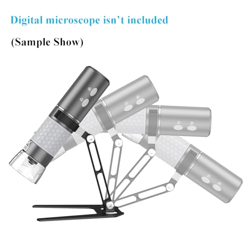Cainda Aluminum Alloy Microscope Stand for USB & WiFi Digital Microscope - Only Stand