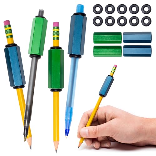 Weighted Pencil Pen Grip Supports for Handwriting Aid & Tremor Relief