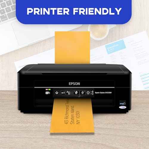 6x9 Manilla Envelopes Self Seal 250 PCS, Goefun Small Brown Kraft Catalog Envelopes 6x9 for Mailing - 100GSM Paper