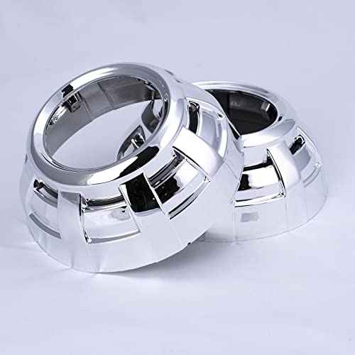 3.0Inch Projector Lens Shrouds Univesal Silvers Mask for 2.5Inch or 3.0Inch Projector Lens