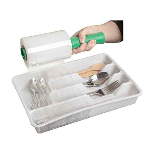 Duck Brand Stretch Wrap Roll, Clear, 5 inches by 1000 feet, 1 Pack, White (285849)