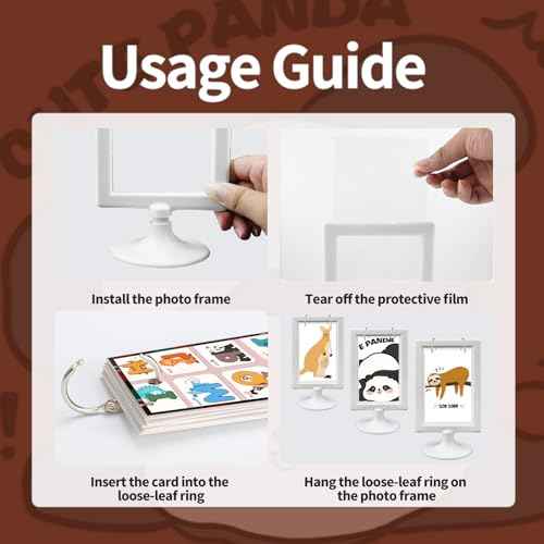 16 PCS Mini Anchor Chart Stand 4 x 6-inch Card Display Double-Sided Anchor Chart Storage Ideal for Classroom Teaching Aids Alphanumeric Vocabulary Flashcards Interactive Displays