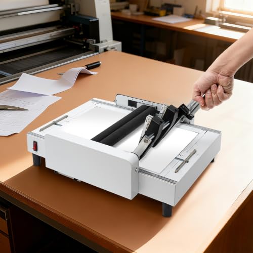 A3 Paper Folding & Binding Machine 2-in-1 Professional Booklet Maker