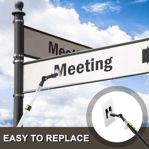 Gisafai 3.6 ft-11.48 ft Readerboard Sign Letter Change Arm Marquee Sign Letter Change Arm with Cup for Changing