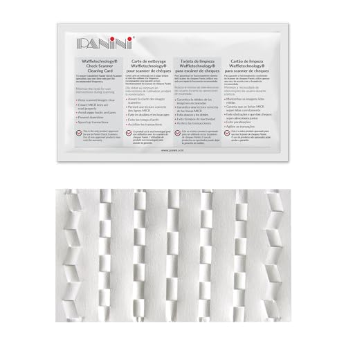 Waffletechnology Check Scanner Cleaning Cards 15 Pack for Panini Devices