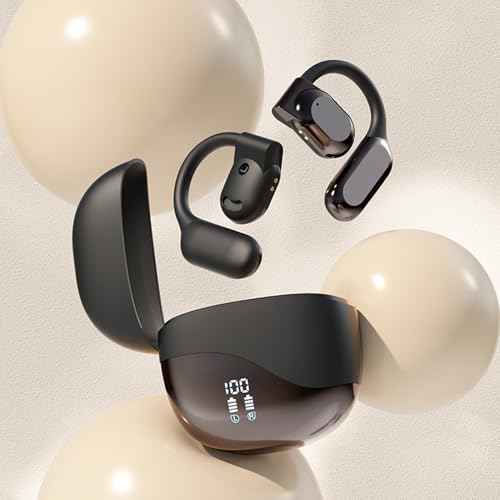 Translation Earbuds, Clear Sound 144 Languages Support V5.46 Translation Earpieces with Microphone for Travel (Black)