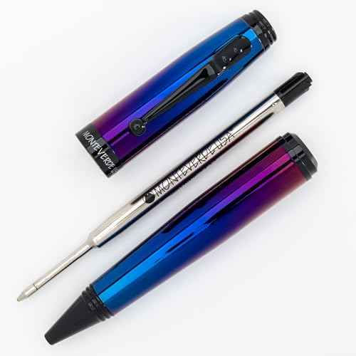 MONTEVERDE Invincia Ballpoint Pen - Nebula, Multicolor Plated Finish, Eye-Catching Writing Instrument