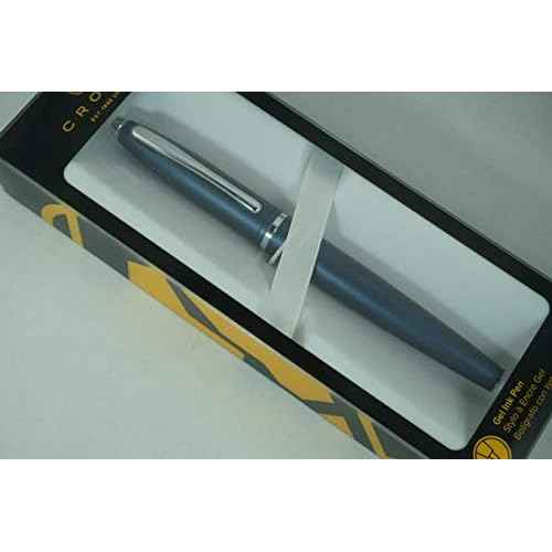Cross Satin Midnight Blue signature mid Band Calaise Selectip Rollerball Pen.