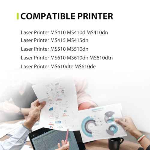 501X 50F1X00 Toner Cartridge Compatible for Lexmark 501X 50F1X00 for MS610dn MS510dn MS410dn MS410 MS610 MS610dtn MS415dn Printer(10,000 Pages, Black)