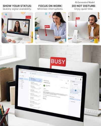 JODUY 3-Pack Office Busy Status Indicator Lights - Do Not Disturb Desk Signs