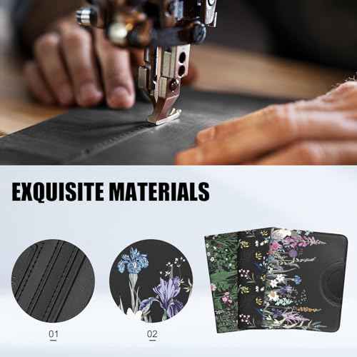 Portfolio Organizer - 3 Ring Binder with Handle, Vegan Leather Business Padfolio Folder with Notepad, Includes 5 Dividers with 10 Pockets for Documents Files