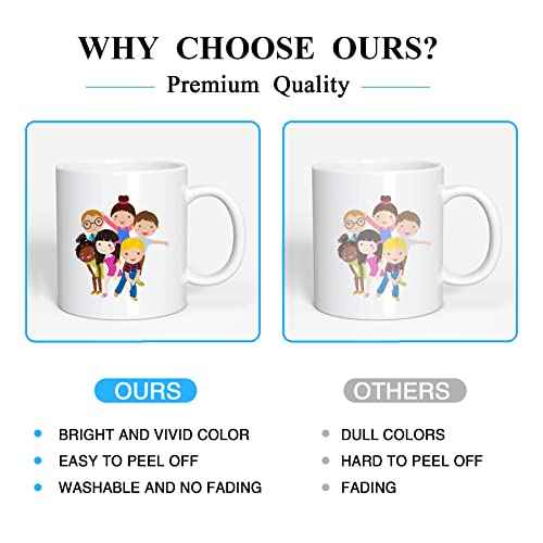 100 Sheets Waterslide Decal Paper INKJET CLEAR,8.5X11 Inch Water Slide Transfer Paper Transparent Printable for Tumblers,Ceramics,Plastics,Glasses,DIY