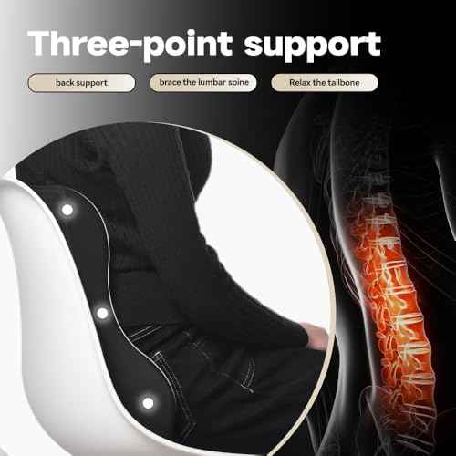 Memory Foam Lumbar Support Pillow for Car Wheelchair Office Home Travel - Waist Back Support Relieves Fatigue