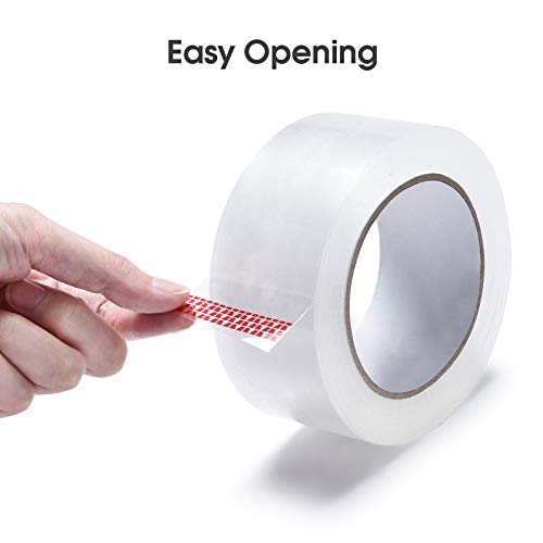 Pacific Mailer Heavy Duty Clear Packing Tape 2in x 65yds, Pack of 6