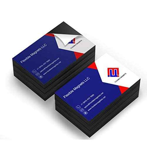 Self Adhesive Magnetic Mount for Business Card Magnets & Save The Date Cards- Peel n Stick Backs - 20 mil (500)