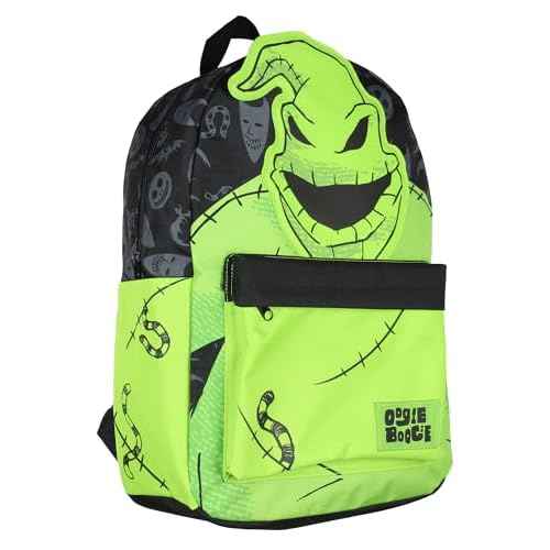 Bioworld The Nightmare Before Christmas Oogie Boogie 3D Character 17" Backpack Laptop NBC Travel Book Bag Adjustable Straps