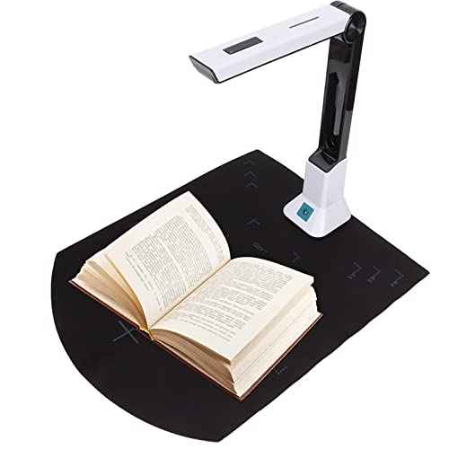 Document Camera 8MP 4K Ultra High Definition USB Document Scanner A4 Auto Focusing for Distance Learning, Video Conferencing, Remote Working, Stop Motion, etc