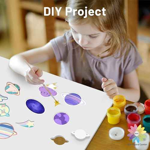 Mat Board Center - Foam Board Trifold 20x30 x3/16" - 4 Pack - Large Poster Foam Core Board, Acid Free, Double Sided, Posterboard Foamboard for Mounting, Prints, Art, Display, Presentation and Projects