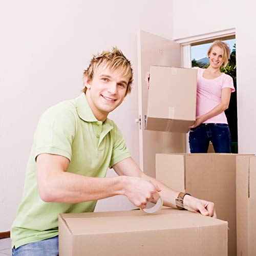 Tape Logic 2 Inch x 110 Yards Clear Hot Melt Packing Tape, 2.2 Mil Thick, Pack of 6 Rolls, for Packaging, Moving, Home and Office