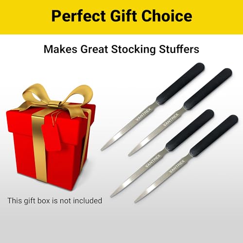 Vantrex Stainless Steel Letter Opener - 7.5 Inch Envelope & Mail Opening Tool (Variation 1)