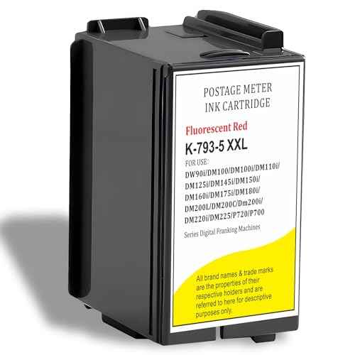 SL-793-5 Ink Cartridges SL-798-0 793-5 Ink Replacement for PB DM100 DM200 and SendPro C and SendPro+ Red Ink (40ML)