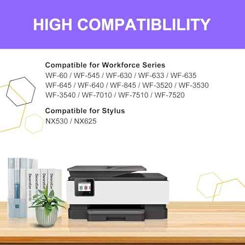 Generic Remanufactured Ink Cartridges Replacement for Epson 127 T 127 T127to use with WF-3520 WF-3530 WF-3540 WF-7010 WF-7510 7520 545 530 625 645 (1 Black, 1 Cyan, 1 Magenta, 1 Yellow) 4Pack, Normal