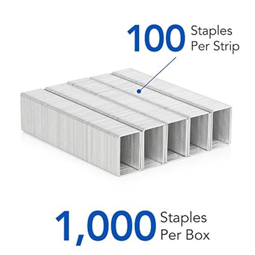 Rexel Heavy Duty Staples 3/4 Inch for Desktop Staplers, 160 Sheets, 1000/Box