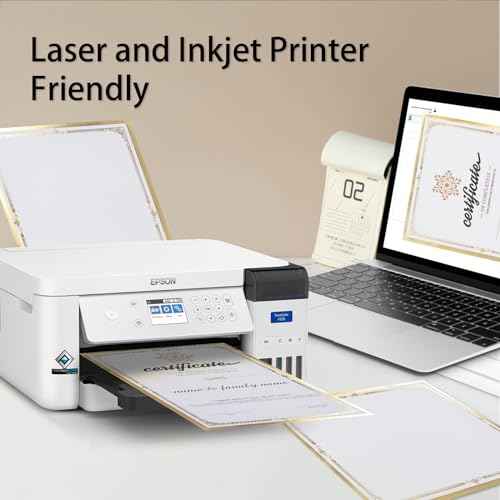 75 Pcs Certificate Paper Kit, 25 Gold foil Border Award Certificate Holders & 25 pcs 8.5x11 Inches Certificate Paper & 25 Certificate Seals Stickers for Graduation Diploma, Award Accomplishment.