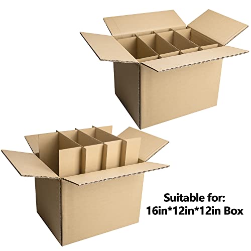 4 Sets Dish Packing Kit,Glass Dividers for Moving Boxes,Kitchen Pack
