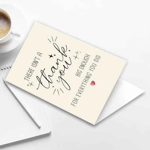 Funny Thank You Card, Thank You Card for Men Women, Thank You Gifts Card for Teacher Boss, Happy Appreciation Card for Him Her