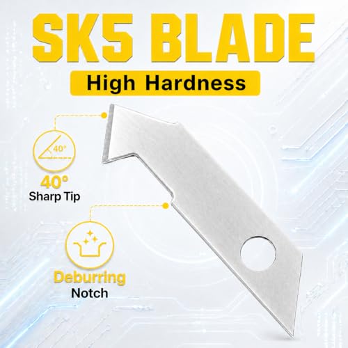 DIYSELF Professional Plexiglass Cutter with 10 SK5 Blades - Accurate Acrylic Scoring Tool