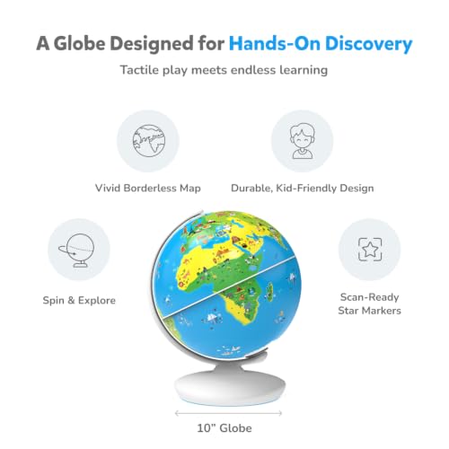 PlayShifu Orboot Earth Interactive AR Globe for Kids - Educational STEM Toy, Ages 4-10