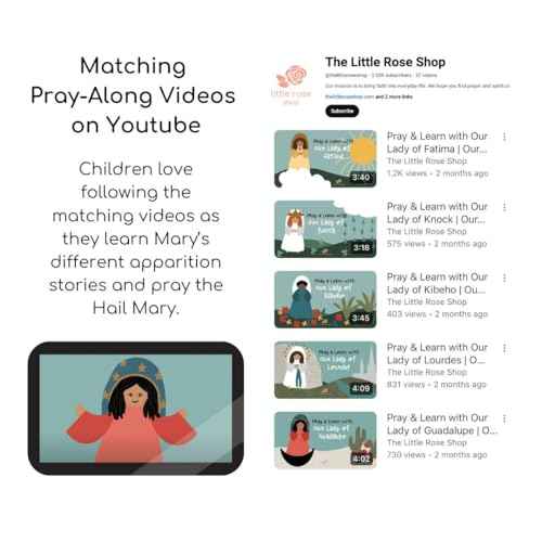 Wrapped in Mary¡¯s Mantle Quiet Book - Catholic Stories Book for Kids with Spiritual Lessons - Mary¡¯s Love Teaching Faith, & Guidance Thro...