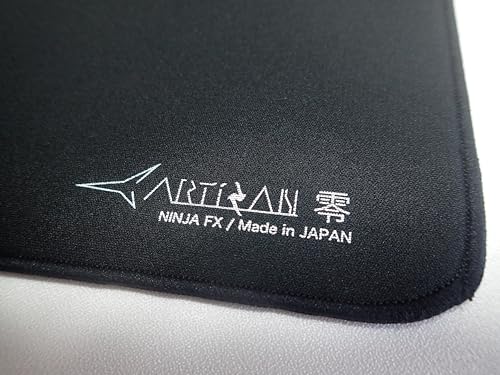 Artisan Zero Gaming Mouse Pad XL Black Japan Import Soft Cloth Surface