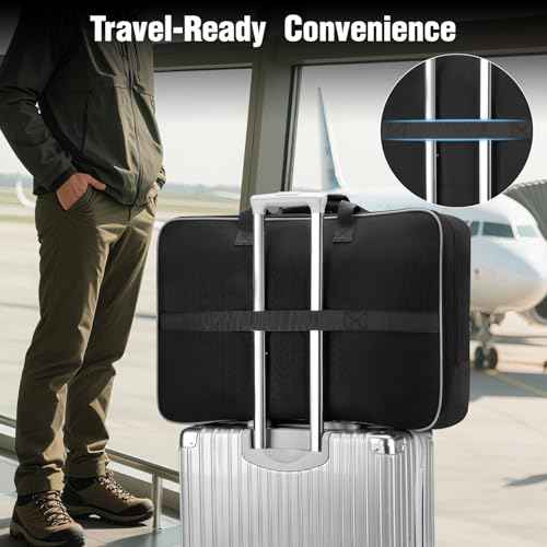 Bosynoy Carrying Case Compatible with Starlink Gen 3, Case Compatible with Starlink Satellite Dishes Gen 3 Accessories, Waterproof Bag with Inner Pocket, Shockproof Travel Bag for Camping and RV