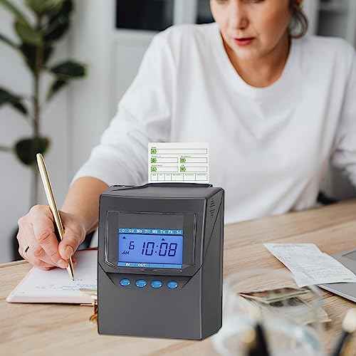 Zzrywuty All Pay Periods, 100 Count Time Cards for Hn3000, 2-Sided, 3 3/8" x 7 3/8", Green