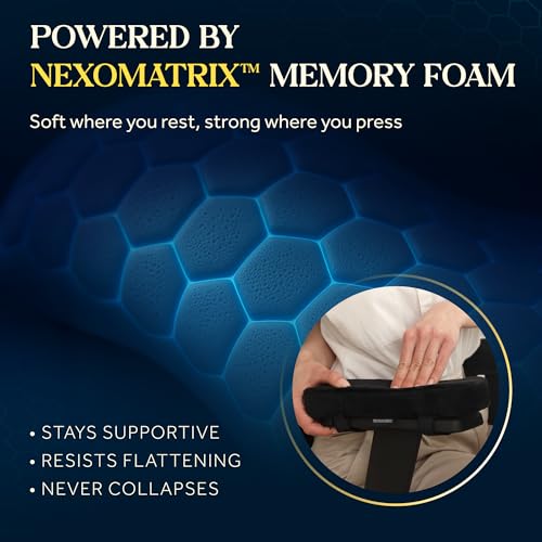 Memory Foam Armrest Pads for Office & Gaming Chairs – 1.3
