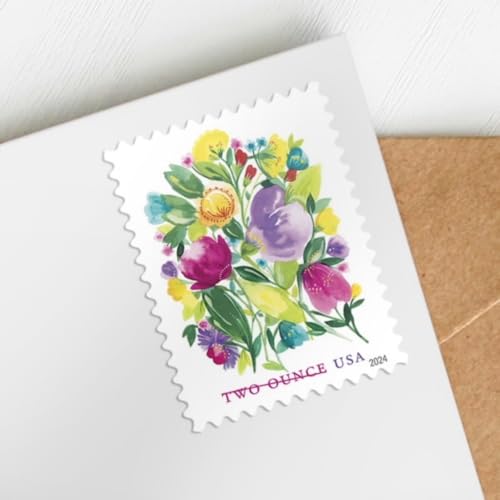 United States Postal Service Wedding Blooms 2 oz. Postage Stamps - Set of 20