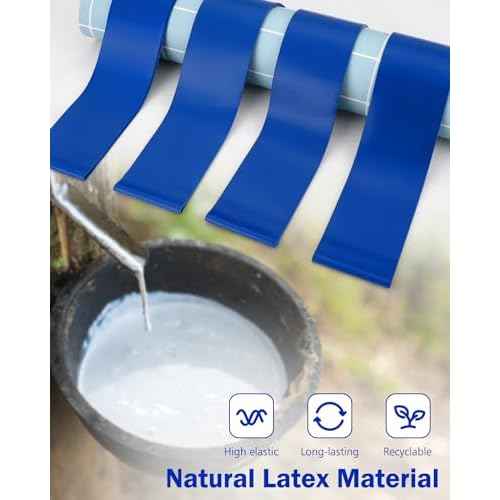 10 Pack Chair Bands for Kids with Fidgety Feet, Classroom Must Haves, Flexible Seating Chair Bands for Sensory Focus, Fidget ADHD Autism School Desks Supplies (Blue)