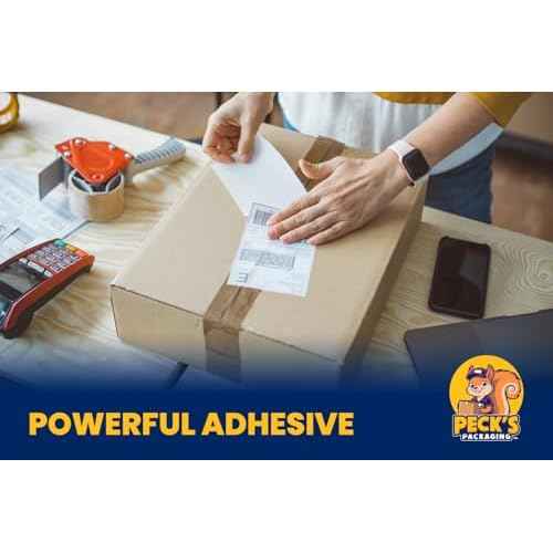 500 Fanfold 4x6 Direct Thermal Shipping Labels Waterproof Jam-Free Commercial Grade Permanent Adhesive Compatible with Zebra Rollo Munbyn and Most Label Printers White Perforated ? Peck's Packaging