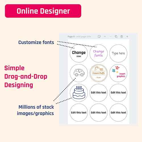 750 Pack, Brown Kraft Soap Labels Stickers, Laser/Inkjet Printing - Letter Size Sheet, 1" x 8.5"
